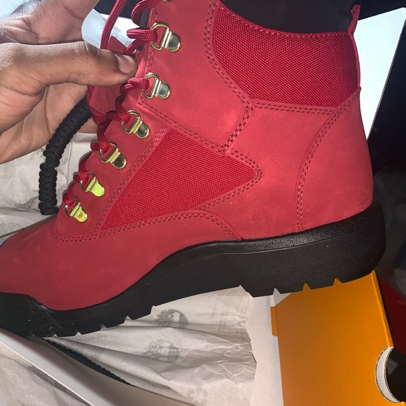 Red timberland field boot - Picture 3 of 3